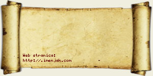 Janko Erić vizit kartica